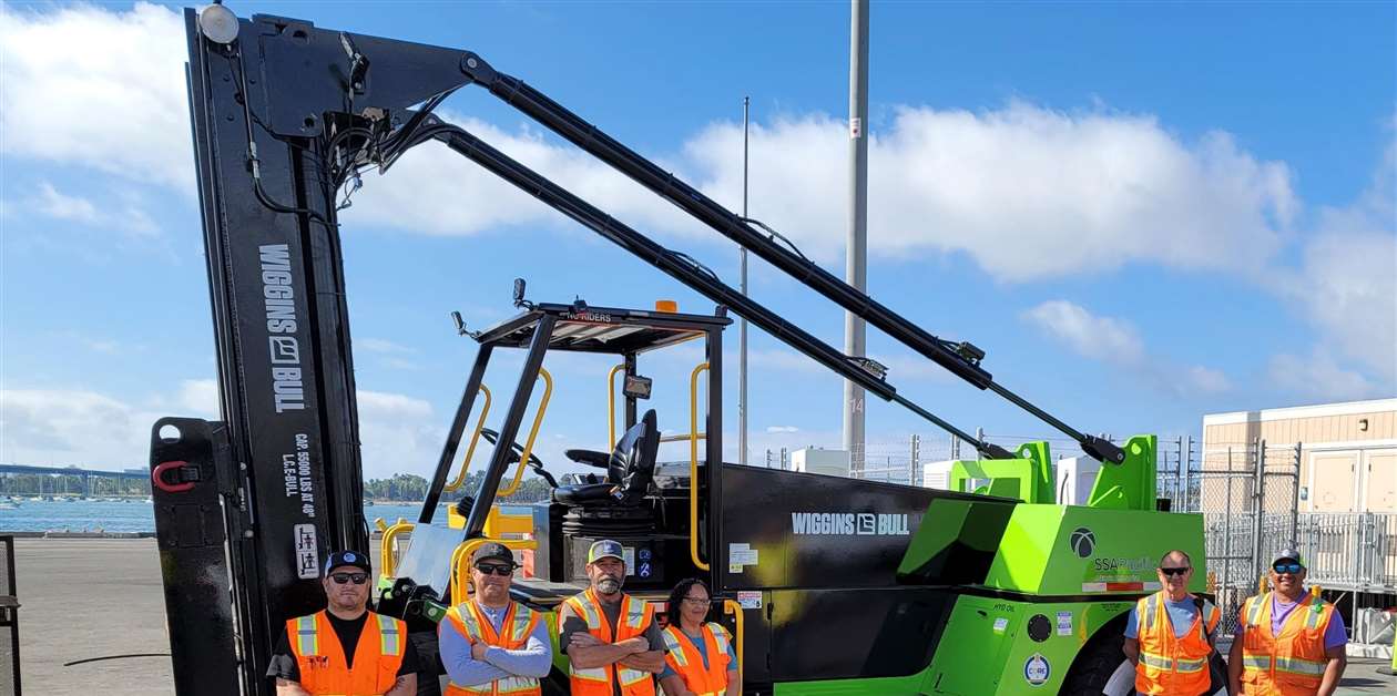 SSA Marine introduces first electricdrive handling machine at Port of
