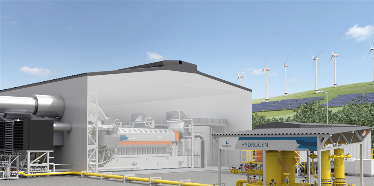 Wärtsilä Launches World's First Large-Scale 100% Hydrogen-Ready Engine Power Plant