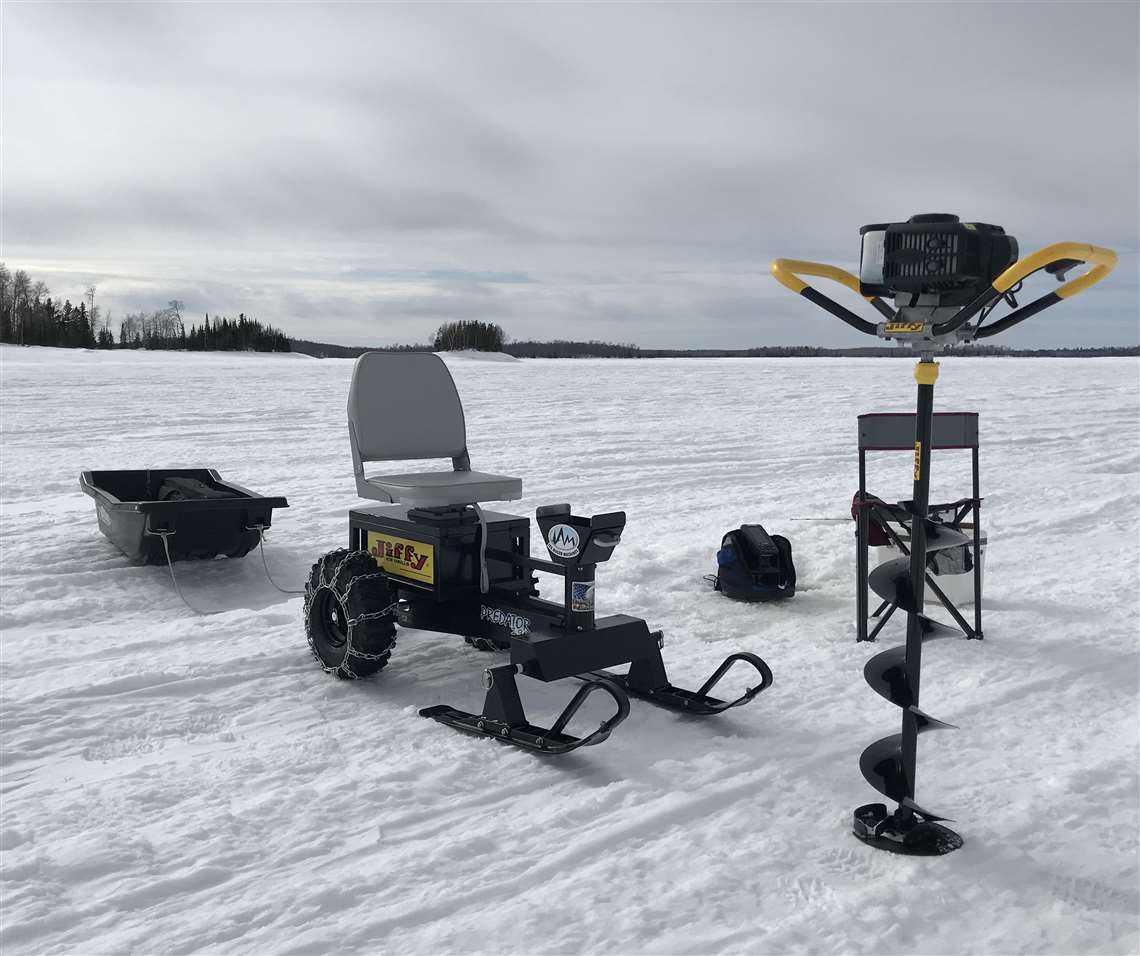 Ice fishing scooter