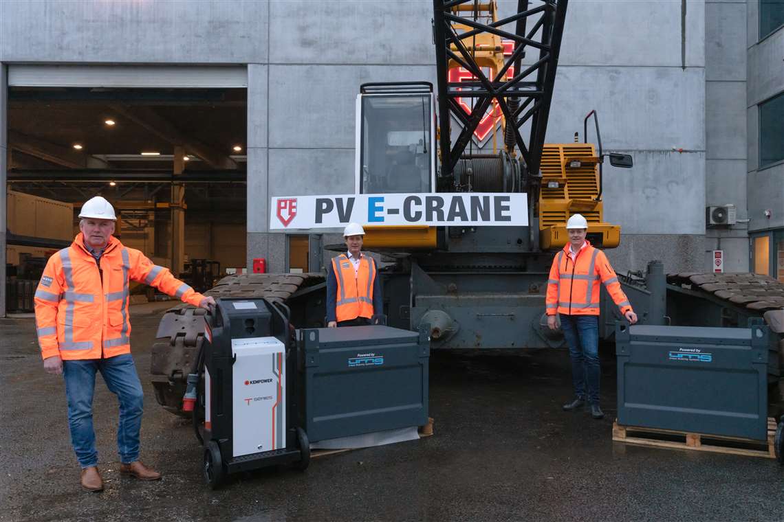 Volker Wessels has ordered the first three units from PVE Crane