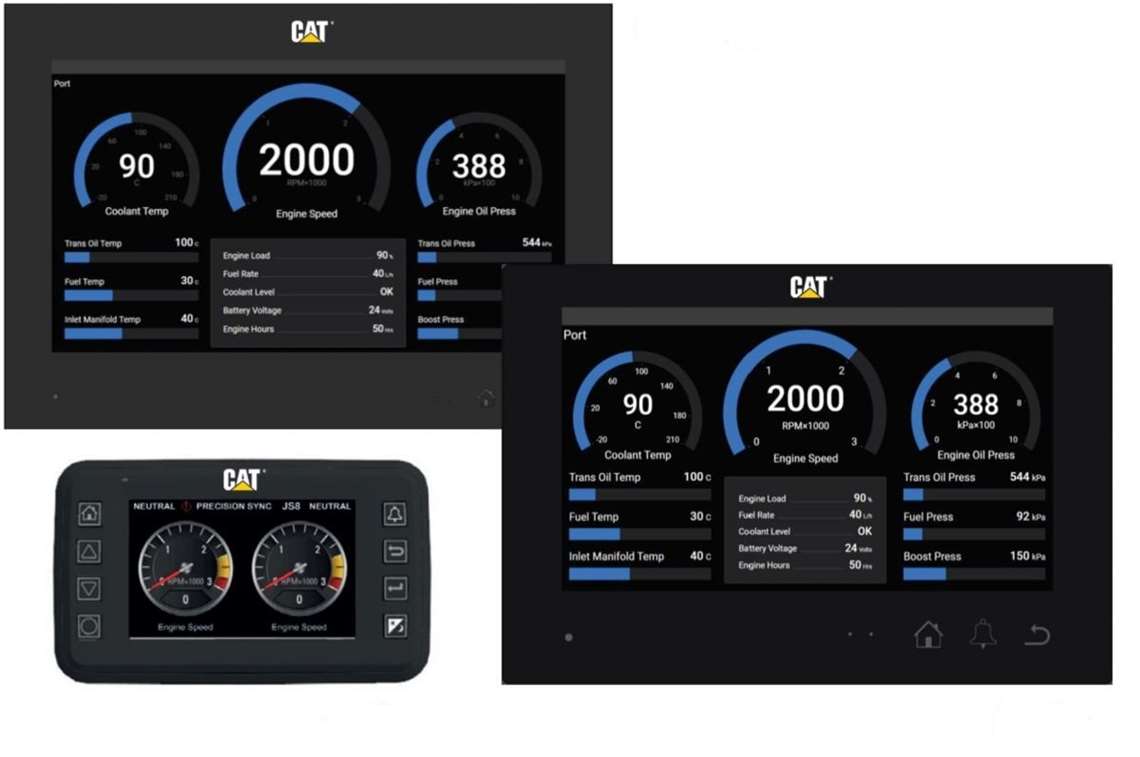 Caterpillar Marine Displays