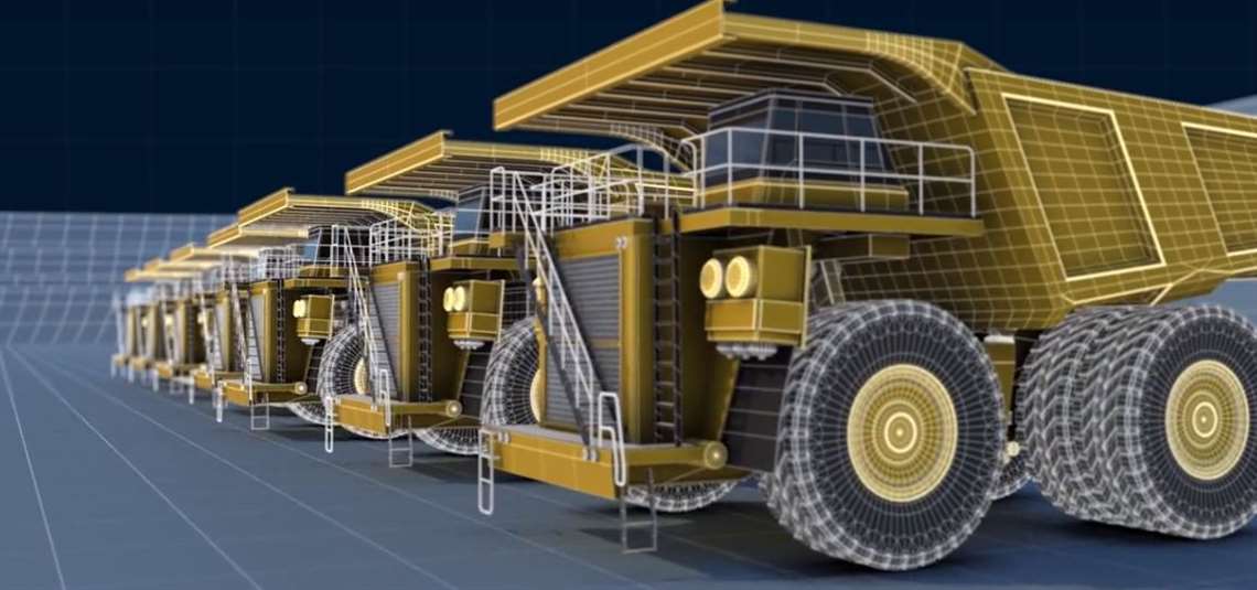 Mine haul trucks