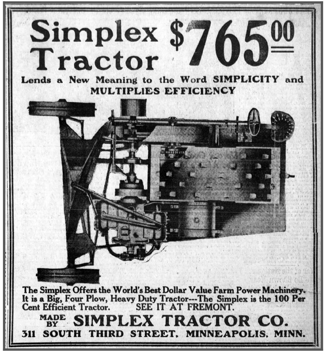 Simplex tractor