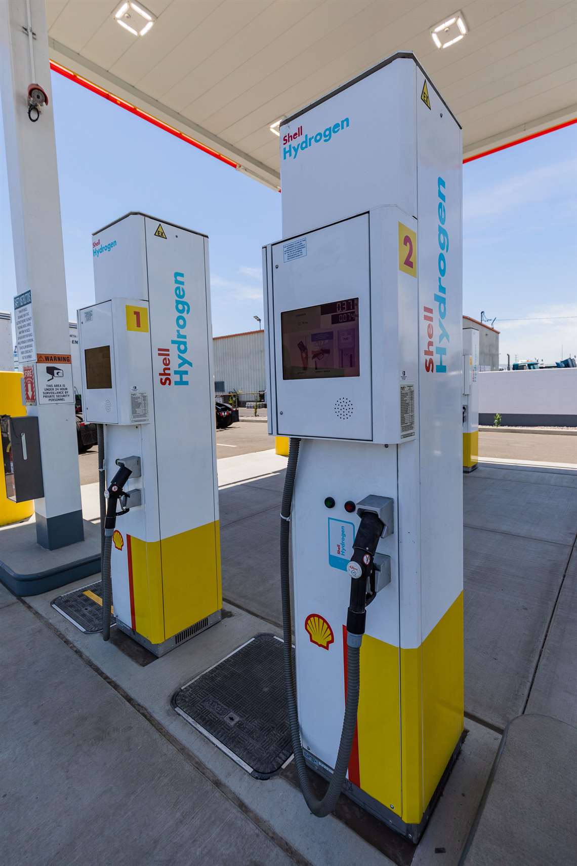Hydrogen fuel station