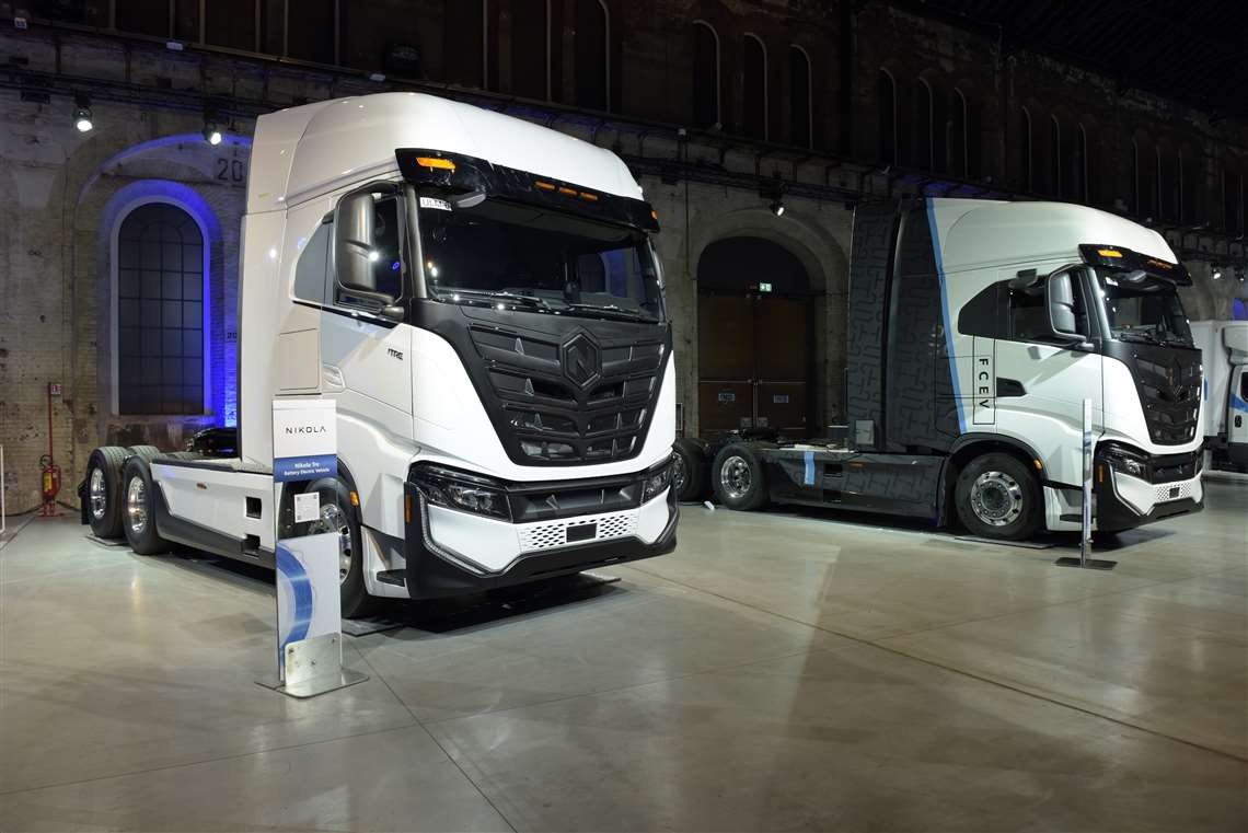 Nikola BEV and FCEV trucks