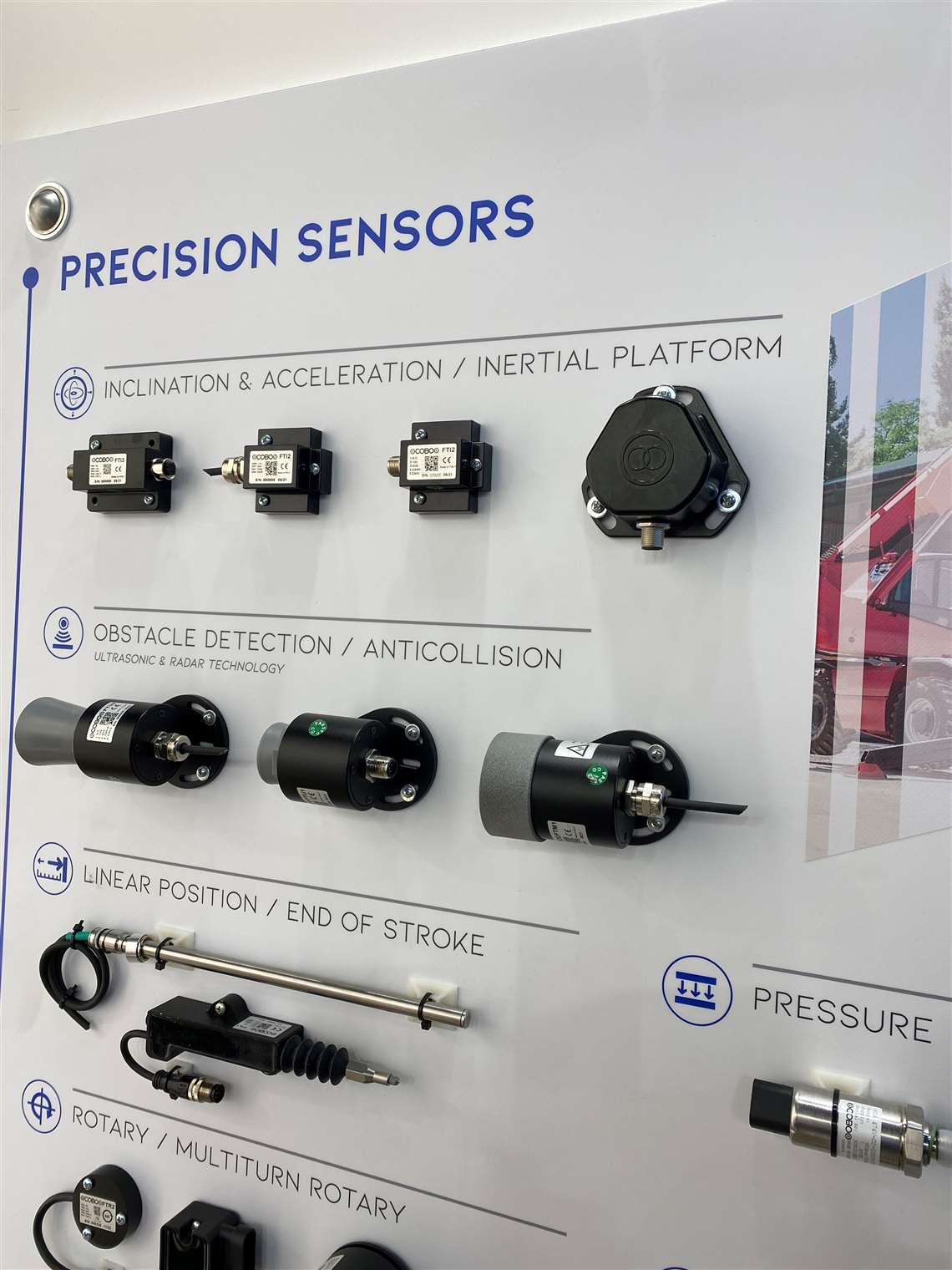 COBO sensors displayed at the recent APEX exhibition in Maastricht. (Photo: IRN)