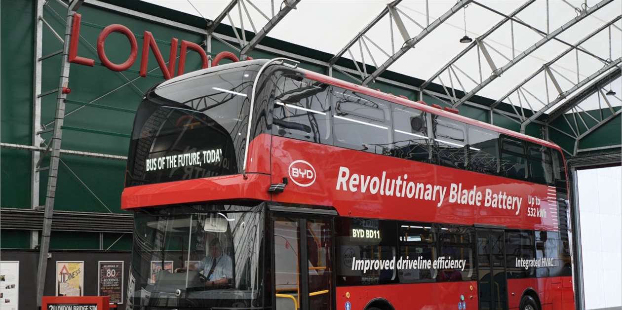 Byd electric bus sales