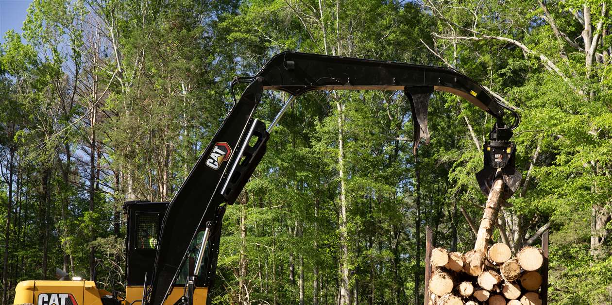 Caterpillar introduces new forest machine for woods and mill-yard works ...