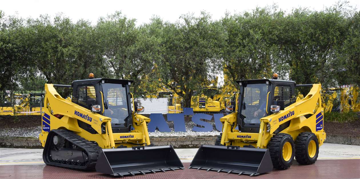 Komatsu shows skid steer and CTL prototypes - Power Progress
