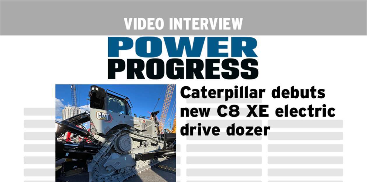 [Video] Caterpillar debuts new D8 XE electric drive dozer - Power Progress