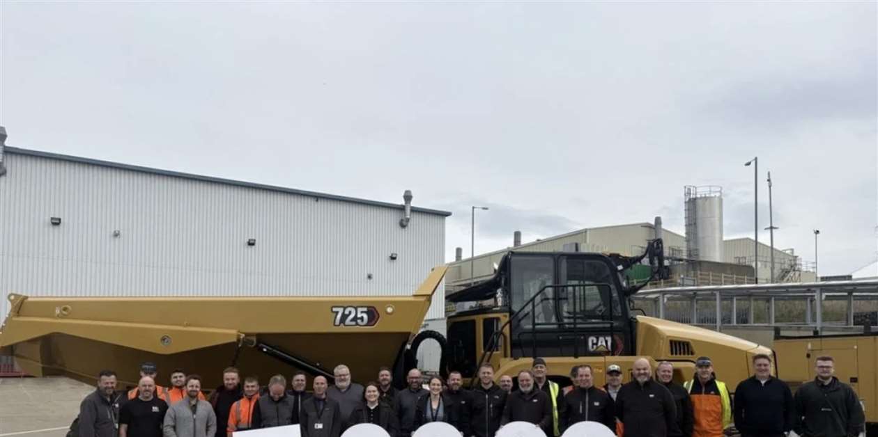 Caterpillar's Peterlee site celebrates production landmark