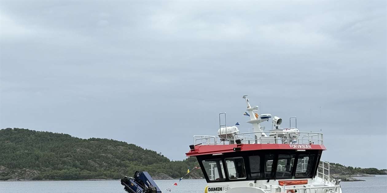 Damen Folla delivers hybrid-electric workboat
