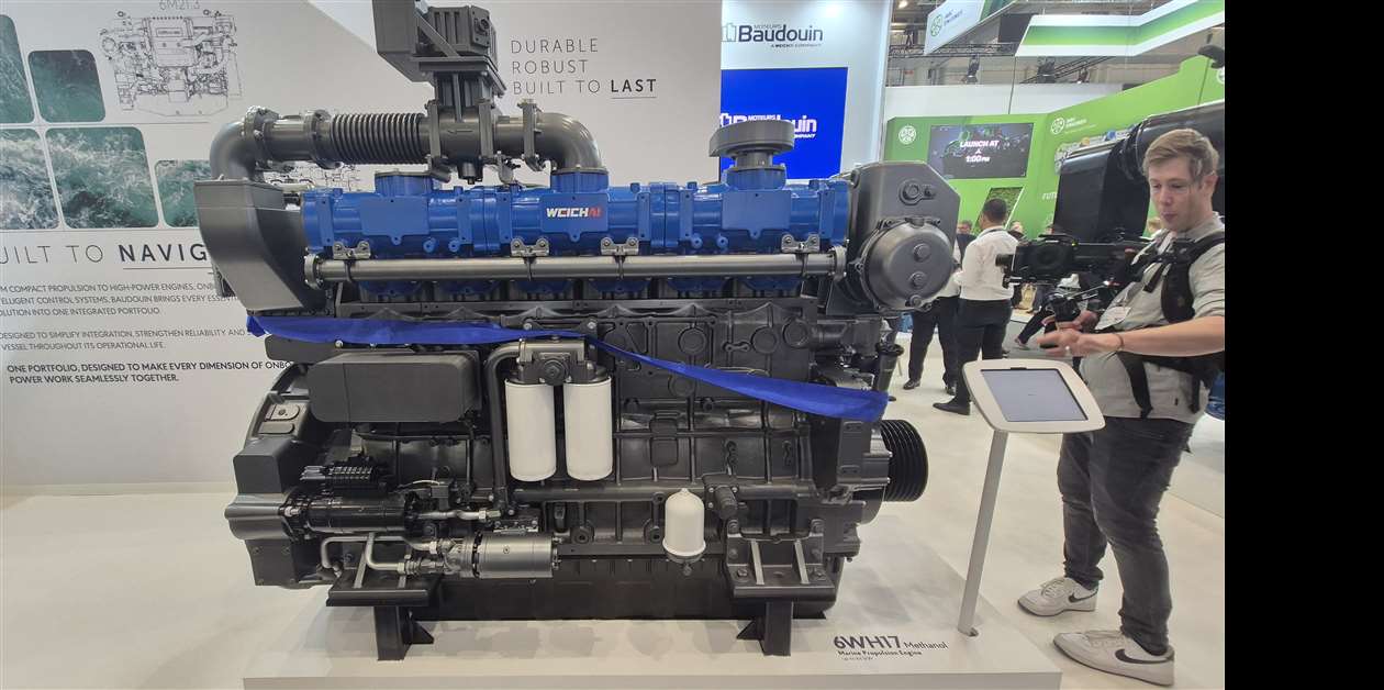Baudouin presents methanol-ready version of the 6WH17 engine