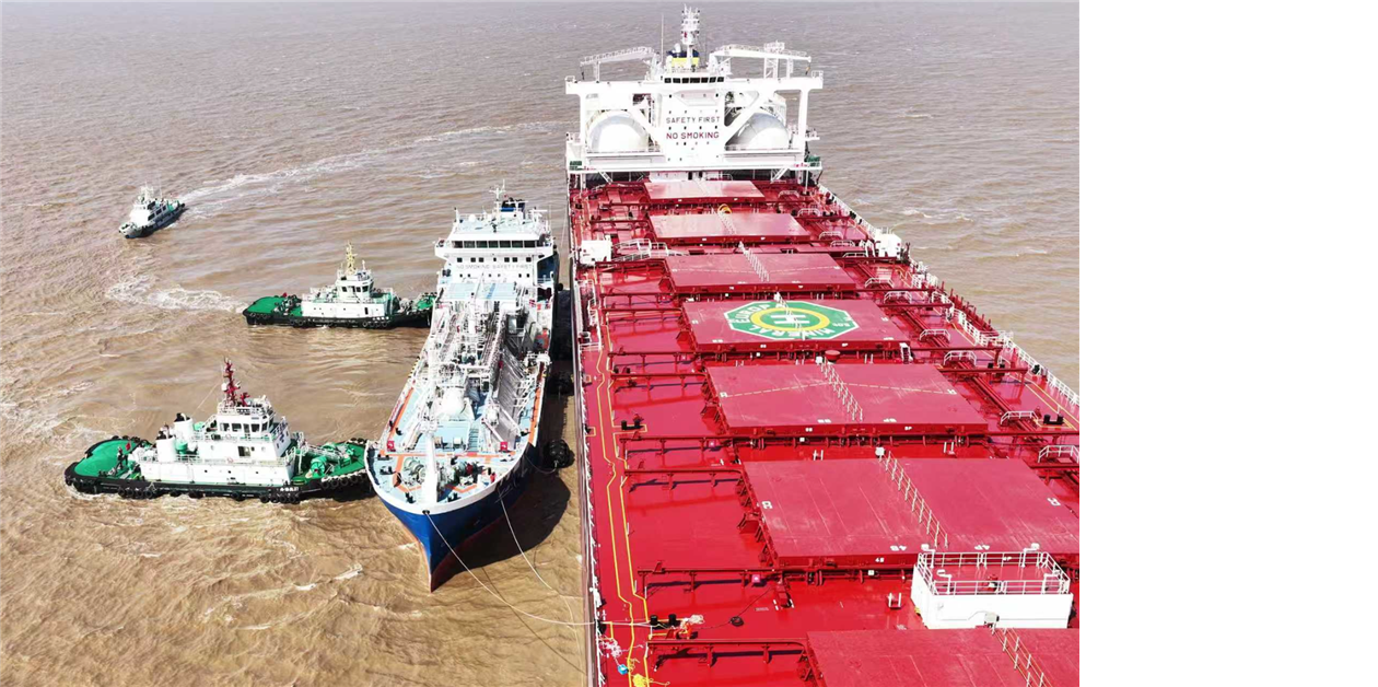 World-first ship-to-ship ammonia bunkering completed
