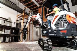 Bobcat E32e electric excavator