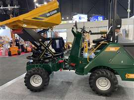 The HGE2000 two-tonne electric dumper.