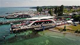 The Richmond, docked at Staad ferry port