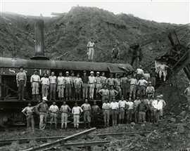 Bucyrus steam shovel at Panama Canal