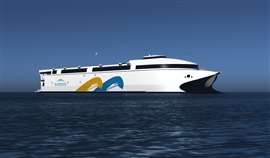 Incat Hull 096 battery-electric ferry