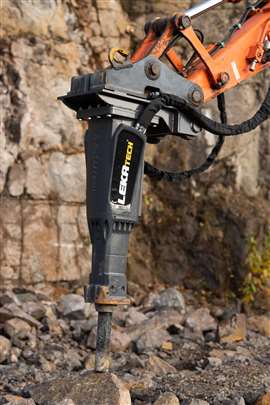 Lekatech's electric hammer attachment close up