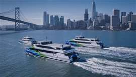 Fully electric high-speed ferry