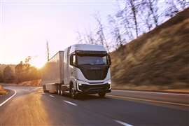 Nikola hydrogen fuel cell truck