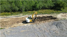 Excavator using ZQuip