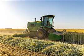 John Deere W260M windrower