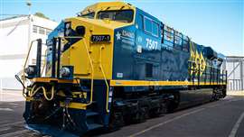 ES44ACi locomotive set for delivery to MRS Logistics