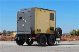 Portable Electric PU130 mobile battery energy storage system