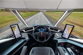 Central drivinng position offers improved driver view