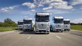 Mercedes-Benz GenH2 truck begins field trials