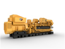 Cat G3520 Fast Response gas generator set