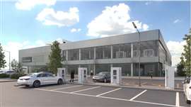 Artist's impression of the exterior of the new Ionic Technologies rare earth element recycling plant