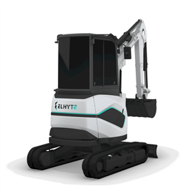 Elhyte ELH25.1 electric mini-excavator