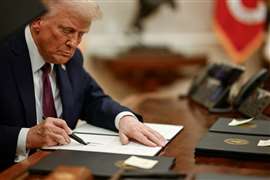 Donald Trump says that the investment in AI infrastructure is the largest in history.