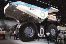 Liebherr and Fortescue jointly developed an autonomous battery-electric T 264 truck.