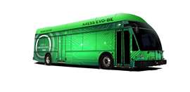 ENC's all-electric Axess EVO-BE bus.