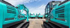 Kobelco has a range of hybrid and alternative-powered equipment, and will unveil two electric excavators at Bauma 2025
