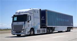 Hyundai fuel cell electric truck.