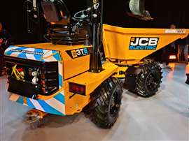 Electric power for compact machines - the JCB 3TE electric dumper
