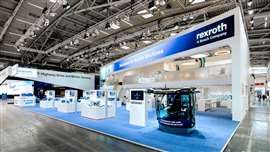 Bosch Rexroth stand at Bauma 2025