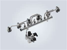 Rail injection system developed by Liebherr for gaseous fuels