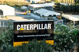 Entrance to the Caterpillar Málaga Demonstration and Learning Center