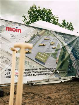 Daimler Buses builds a completely new electric bus depot for MOIN Mobilitätsinfrastruktur und -betriebs GmbH Landkreis Lüneburg