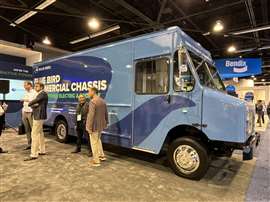 Blue Bird's electric step van