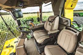 The cab for the new Deere forage harvesters