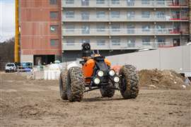 Built for muddy, dusty, and unpredictable terrain, IRIS MK2 is an autonomous robot equipped to carry various sensor payloads