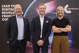 (Left to right) Martin Lundstedt, Johan Lundén and Karin Rådström at launch