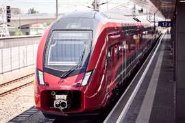 Railjet KISS train at its unveiling